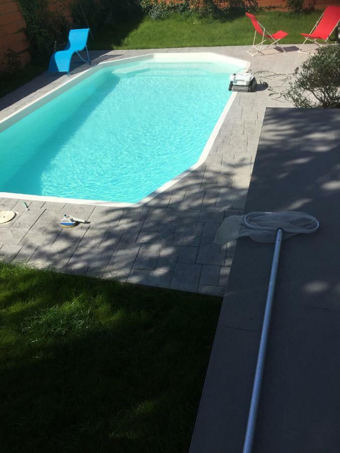 Cugnaux Toulouse Metropole Ouest Chambre Privee De Luxe - Sdb Wc Privee Terrasse Piscine Aqua Bike Exterior foto